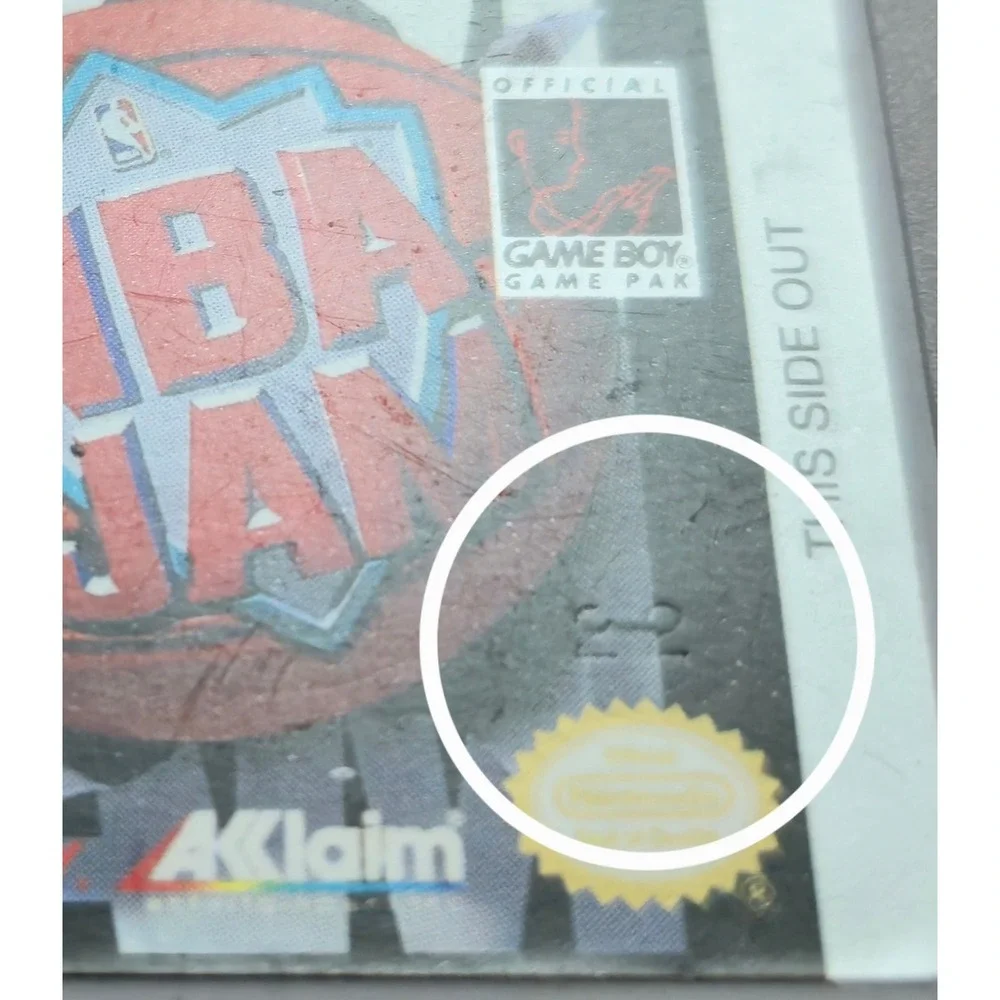 NBA Jam (Nintendo Game Boy, 1994) Authentic‎ Loose Cartridge - Tested